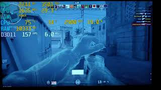 Nvidia T2000 Counter Strike 2 Gameplay 1080P [upl. by Harness164]