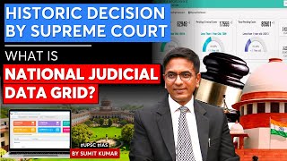 What is the National Judicial Data Grid and how does it work  UPSC [upl. by Lettig531]