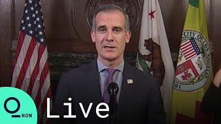 LIVE Los Angeles Mayor Eric Garcetti Holds Covid19 Briefing [upl. by Josie]