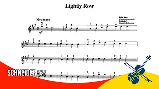 02  Lightly Row  Suzuki Book 1  Partitura para Violín  Tutorial y Práctica [upl. by Atiz309]