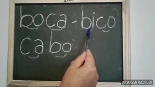 Aprenda a ler juntando as letras 3ª aula [upl. by Bax]