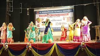 DAVIET Jalandhar GIDHA IKG PTU Interzonal Youth festival2018 [upl. by Gitel]