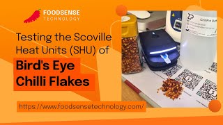 Testing the Scoville Heat Unit SHU Rating of Birds Eye Chilli Flakes [upl. by Hollingsworth]