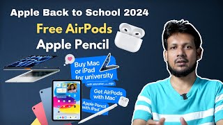 Apple Back to School 2024  Free AirPods amp Apple Pencil  Verify Apple Unidays Account [upl. by Elleira761]