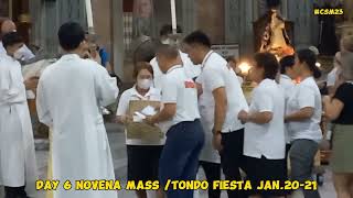 DAYS 6 NOVENA MASS STO NIÑO DE TONDO [upl. by Lucille]