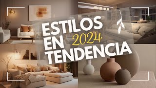 TENDENCIAS para 2024  Diseño y decoracion de interiores  Home decor [upl. by Felten]