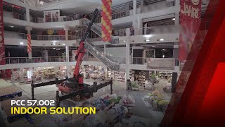 PALFINGER Crawler Crane  PCC 57002 Indoor Application [upl. by Blossom]