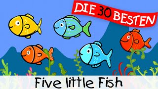 Five little Fish  Kinderlieder zum Mitsingen und Bewegen [upl. by Drawoh]