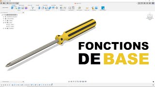 Fusion 360  Apprendre quelques bases avec cet exemple simple [upl. by Burris698]