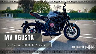 MV Agusta Brutale 800 RR SCS Walkaround soundcheck [upl. by Artim]