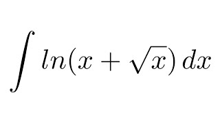 Integral of lnxsqrtx substitution  by parts [upl. by Arlie486]