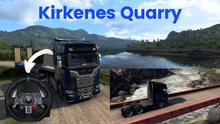 Kirkenes Quarry Most Challenging Road  Euro Truck Simulator 2  Steering Wheel Gameplay [upl. by Eiramlatsyrk976]