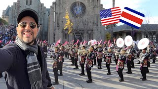 Banda de Costa Rica en Desfile de las Rosas de Estados Unidos [upl. by Anirehc828]