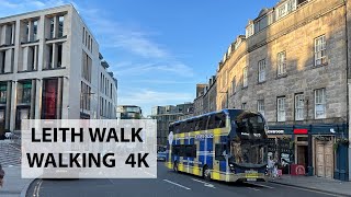 Leith Walk Edinburgh Walking 4K [upl. by Akiemat188]