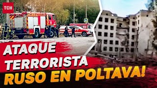 Masivo ataque terrorista ruso en Poltava ¡Muchos muertos [upl. by Eimot973]