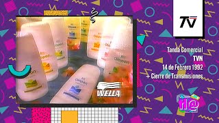 Tanda Comercial TVN 14 de Febrero 1992 [upl. by Adnaloj]