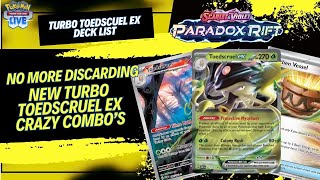 Turbo Toedscruel EX That Stops Discarding And Hits Hard Pokemon TCG [upl. by Hoppe]