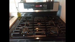 Dads Basic 101 Cleaning Grease from Stove Top with Angies Pantry [upl. by Kipp]