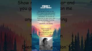 Shawn Mendes  Mercy Lyrics shorts [upl. by Bald]