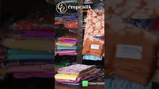 Crepe silk saree [upl. by Nilac]