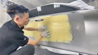 Restoring Car Paint Color 5 Most Important Steps When Base Coating a Car  Car Paint Tv [upl. by Adda279]