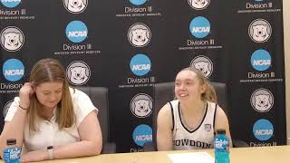 Bowdoin PostGame Interview 2024 NCAA First Round [upl. by Aisitel706]