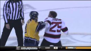 Cam Janssen vs Brian McGrattan Oct 15 2011 [upl. by Adnarrim369]