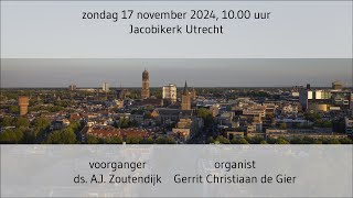 Hebreeën 4  live kerkdienst  zondag 17 november  1000 uur [upl. by Gollin948]