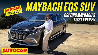 MercedesMaybach EQS SUV review  The allelectric Maybach  First Drive Vlog  Autocar India [upl. by Aicilec]