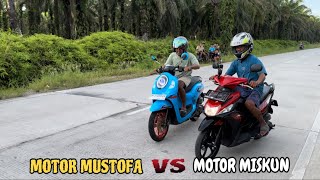 Motor Wak Miskun VS Motor Mustofa Inilah Yang Terjadi [upl. by Susie]