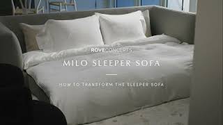 Milo Sleeper Sofa  Rove Concepts [upl. by Ettennahs]