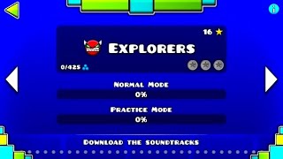 Geometry Dash 22 Explorers Official by RobTop 100 FULL [upl. by Solomon244]