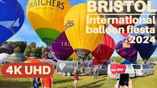 Bristol International Balloon Fiesta 2024 Full Ascent Europes Largest Ballooning Event England [upl. by Emmons]