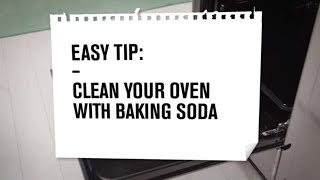 Zanussi Easy Tips Clean your oven with baking soda [upl. by Frankhouse]