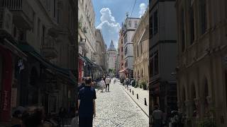 GALATA TOWER 🇹🇷 youtube travel youtubeshorts reels instagram walkthrough istanbul taksim [upl. by Leahcimal]