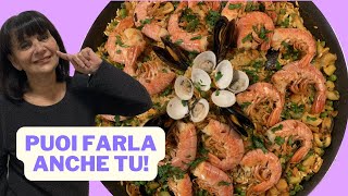 La PAELLA che STUPIRÀ i tuoi OSPITI  usa il PESCE SURGELATO [upl. by Ennaeirb]