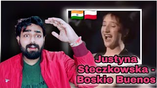 🇮🇳 Indian Reacts To Justyna Steczkowska  Boskie Buenos Buenos Aires Szansa na sukces REACTION [upl. by Hsirahc]