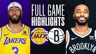 LA Lakers vs Brooklyn Nets Full Game Highlights  Jan 19  NBA Regular Season 2024 [upl. by Auburta326]