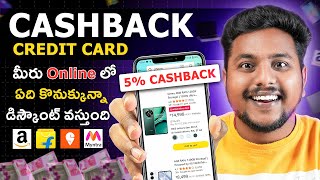 Best CASHBACK Credit Card In INDIA  2024 [upl. by Tcideneb]