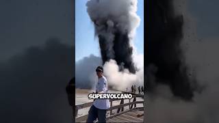 Massive Volcano Explosion Eruption at Yellowstone National Park USA Geysers shorts volcano [upl. by Clarisa]