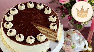 ESPRESSOSCHOKOSAHNETORTE 💝 SUPER Torte zum Geburtstag oder Valentinstag REZEPT VON SUGARPRINCESS [upl. by Midis708]