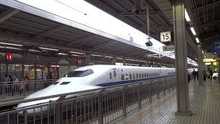 名古屋駅東海道新幹線ホーム Nagoya Shinkansen Platfomes [upl. by Jarrell155]