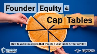 Founder Equity amp Cap Table Best Practices  Fundable Startups [upl. by Edison]