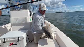 Giant Drum fishing with TarPam Guide Service around the Pamlico Sound [upl. by Tdnaltroc]