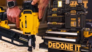 DeWALT ToughSystem Most Modular Tool Storage  2 New Cordless Framing Nailers [upl. by Ardnahsal]