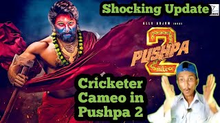 Pushpa 2 Biggest Cricketer Cameo  Pushpa 2 Shocking Official Update  Pushpa 2 Trailer Release Date [upl. by Granniah]