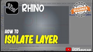 Rhino How To Isolate Layer [upl. by Thorncombe698]