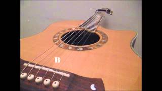 Tuning Video Standard Guitar Tuning with Capo on 4th fret G C F B D G [upl. by Tombaugh]