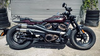 Live exhaust sound reveal on a brand new Harley Davidson Sportster S 🏍🔥🔥🔥 [upl. by Ayikal]