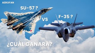 F 35 vs SU 57  ¿Cuál ganaría [upl. by Ennaxor]